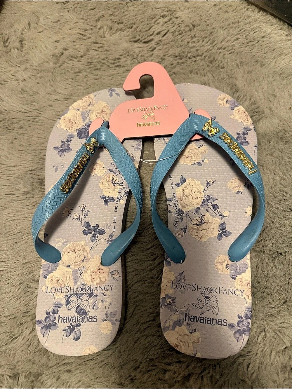 Havaianas x LoveShackFancy Top Everyblooming Rosettes Flip Flop Everyblooming